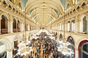 Festsaal des Wiener Rathauses bei der AWC Gala 2017