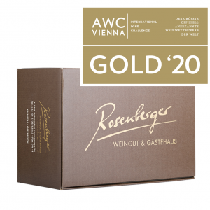 AWC Goldpaket, Weinkarton und AWC Auszeichnung